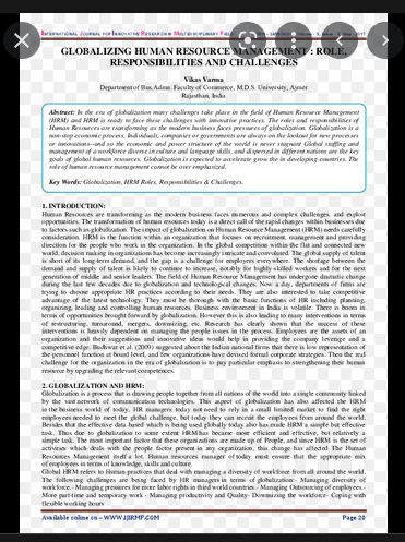 Global Human Resource